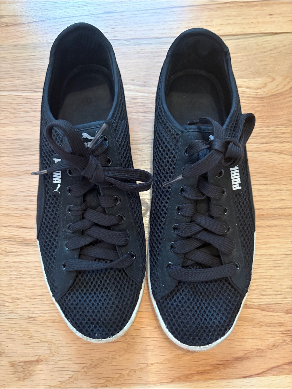 PUMA Vikky Mesh Black Lightweight Sneakers – Women’s 7.5